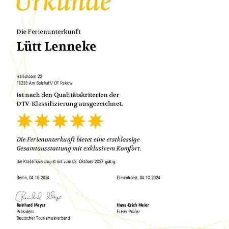 Luett Lenneke - Mit Kamin Fuer 6 Personen * Pepelow